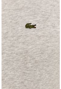 Lacoste - T-shirt TH2038 TH2038-166. Okazja: na co dzień. Kolor: szary. Materiał: dzianina. Wzór: gładki, aplikacja. Styl: casual #5
