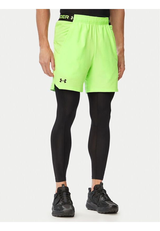 Under Armour Szorty sportowe Vanish Woven 6in 1373718 Zielony jasny Regular Fit. Kolor: zielony. Materiał: syntetyk