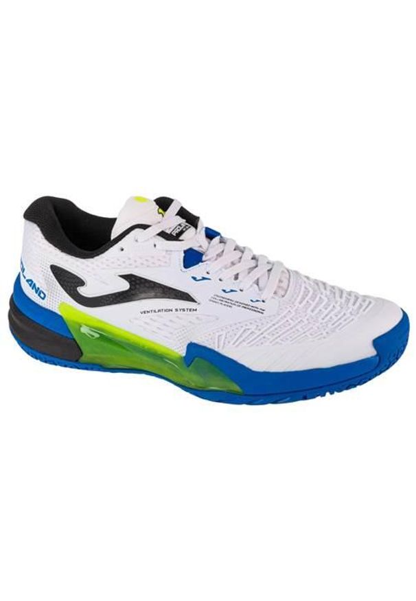 Buty do tenisa męskie Joma TROLAS2402AC. Zapięcie: sznurówki. Kolor: biały. Materiał: materiał, tkanina, syntetyk, guma. Szerokość cholewki: normalna. Sport: tenis