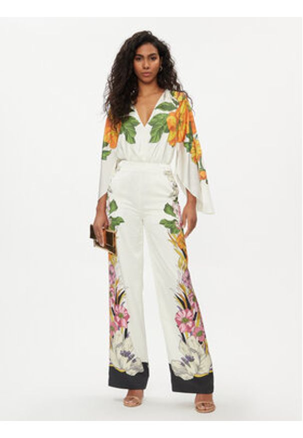 Marciano Guess Spodnie materiałowe 2YGB09 7099Z Écru Regular Fit. Materiał: syntetyk