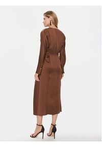 BOSS - Boss Sukienka koktajlowa Daniki 50505634 Brązowy Regular Fit. Kolor: brązowy. Materiał: wiskoza. Styl: wizytowy #3