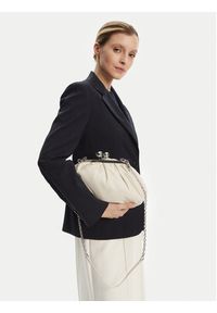 Weekend Max Mara Torebka Cubico 2515511024600 Biały. Kolor: biały. Materiał: skórzane