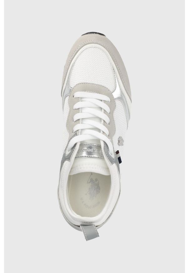U.S. Polo Assn. sneakersy kolor szary. Zapięcie: sznurówki. Kolor: szary. Materiał: guma. Obcas: na platformie