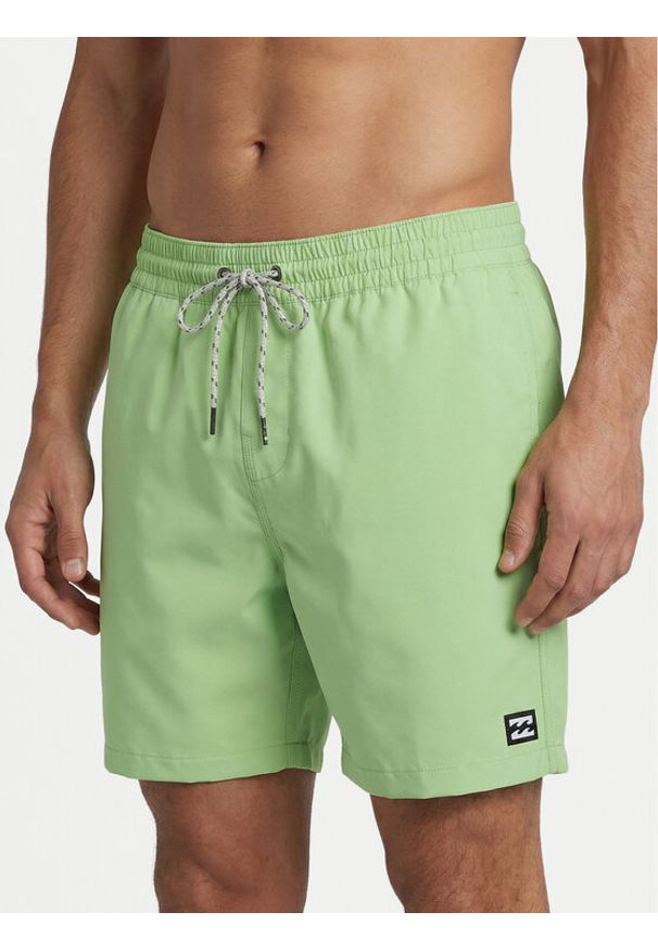 Billabong Szorty kąpielowe All Day EBYJV00134 Zielony Regular Fit. Kolor: zielony. Materiał: syntetyk