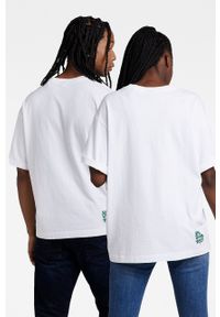 G-Star RAW - G-Star Raw T-shirt bawełniany kolor biały z nadrukiem. Okazja: na co dzień. Kolor: biały. Materiał: bawełna. Wzór: nadruk. Styl: casual #2