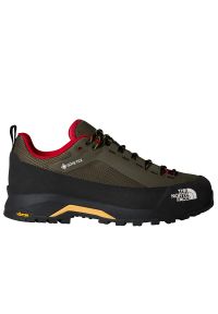 Buty męskie The North Face Verto Gore-Tex 0A83ND3F91 - zielone. Kolor: zielony. Materiał: guma, skóra. Szerokość cholewki: normalna. Technologia: Gore-Tex. Sport: turystyka piesza