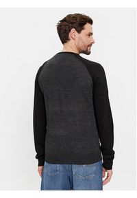Brave Soul Sweter MK-230HIGGS Szary Regular Fit. Kolor: szary. Materiał: wiskoza #4