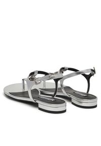 Karl Lagerfeld - KARL LAGERFELD Sandały KL82515 Srebrny. Kolor: srebrny. Materiał: skóra #4