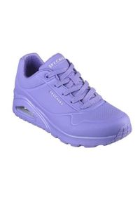 skechers - Buty do chodzenia damskie Skechers Uno Stand On Air. Kolor: wielokolorowy, fioletowy. Materiał: materiał, syntetyk. Szerokość cholewki: normalna. Sport: turystyka piesza