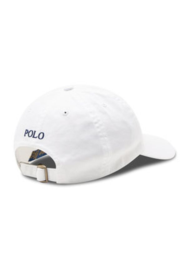 Polo Ralph Lauren Czapka z daszkiem Clsc Cap 323552489001 Biały. Kolor: biały. Materiał: materiał