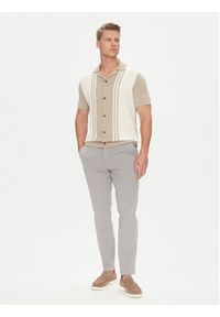 BOSS Chinosy H-Kane1 50543304 Szary Modern Fit. Kolor: szary. Materiał: bawełna
