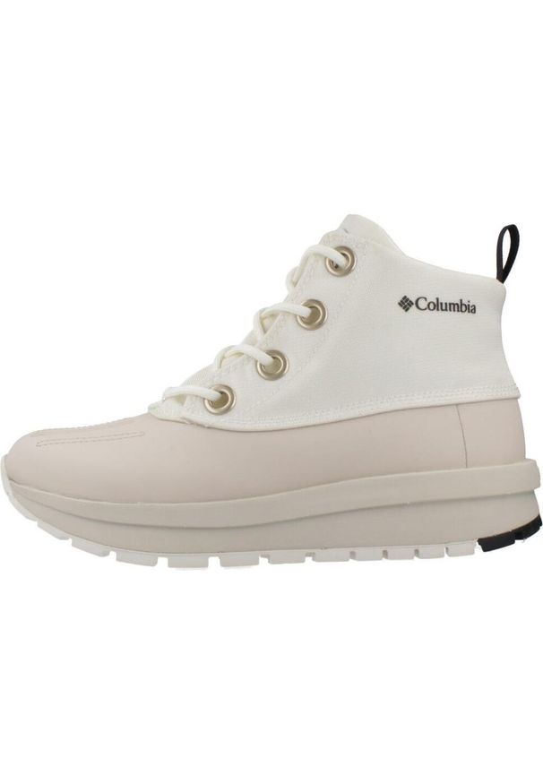 columbia - COLUMBIA MORITZA SHIELD Biały. Kolor: biały. Materiał: tkanina, skóra. Styl: sportowy