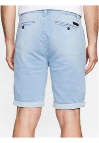 INDICODE Szorty jeansowe Ramon 70-541 Granatowy Regular Fit. Kolor: niebieski. Materiał: bawełna