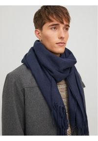 Jack & Jones - Jack&Jones Szalik 12140332 Granatowy. Kolor: niebieski. Materiał: syntetyk