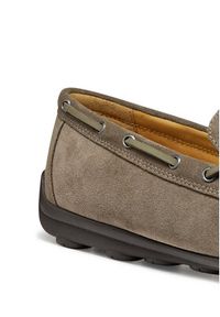 Geox Mokasyny U Spherica Ec16 U55HYB 00022 C1018 Szary. Kolor: szary. Materiał: zamsz, skóra