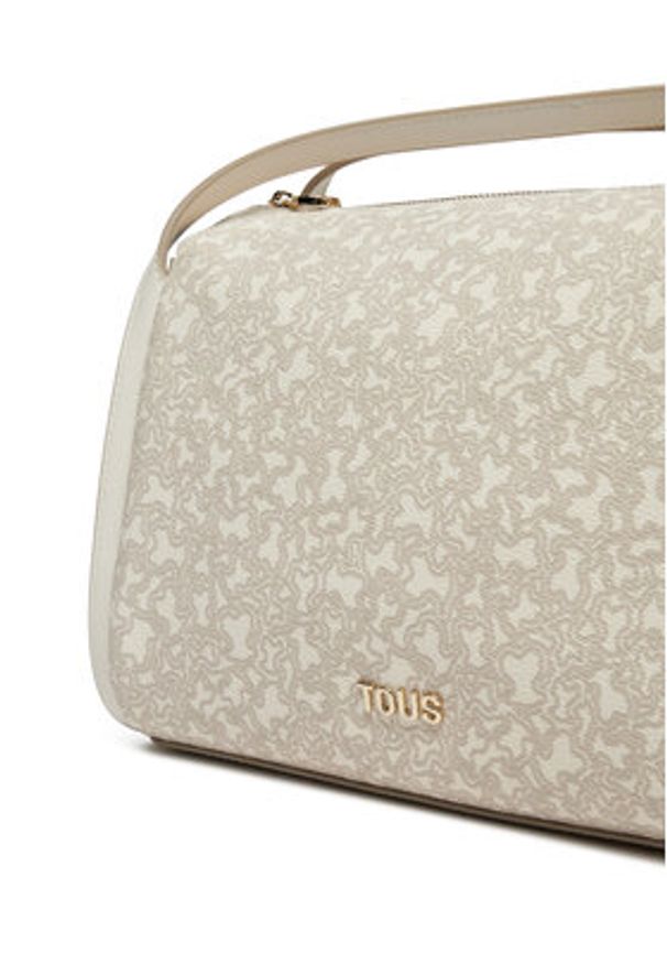 Tous - TOUS Torebka City Kaos Mini Lines 2002183801 Beżowy. Kolor: beżowy. Materiał: skórzane