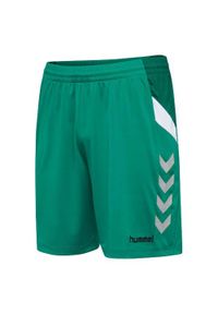 Szorty dziecięce Hummel Move Tech Poly Zielone 140.. Okazja: na uczelnię. Kolor: biały, wielokolorowy, zielony. Styl: sportowy. Sport: joga i pilates #1