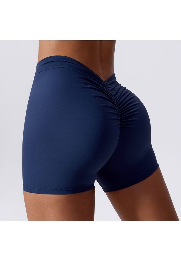 Intica - Szorty sportowe modelujące pośladki elastyczne Mirosava. Kolor: niebieski. Materiał: materiał. Sport: fitness