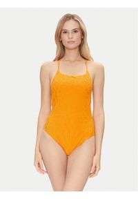 Emporio Armani Strój kąpielowy EW000788 AF12185 F3003 Pomarańczowy. Kolor: pomarańczowy. Materiał: syntetyk