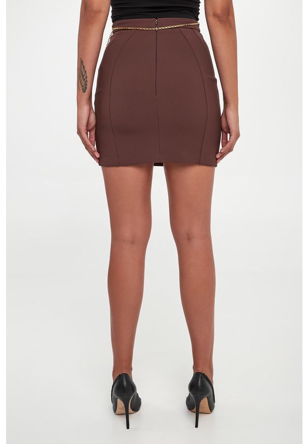 Elisabetta Franchi - Spódnica mini z krepy ELISABETTA FRANCHI