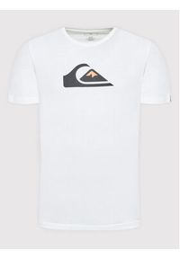 Quiksilver T-Shirt Comp EQYZT06534 Biały Regular Fit. Kolor: biały. Materiał: bawełna #4