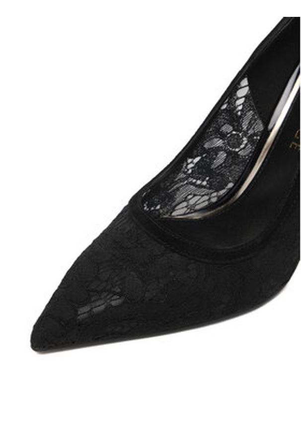 Eva Minge Szpilki EO-LINA-01-01 Czarny. Kolor: czarny. Materiał: materiał. Obcas: na szpilce