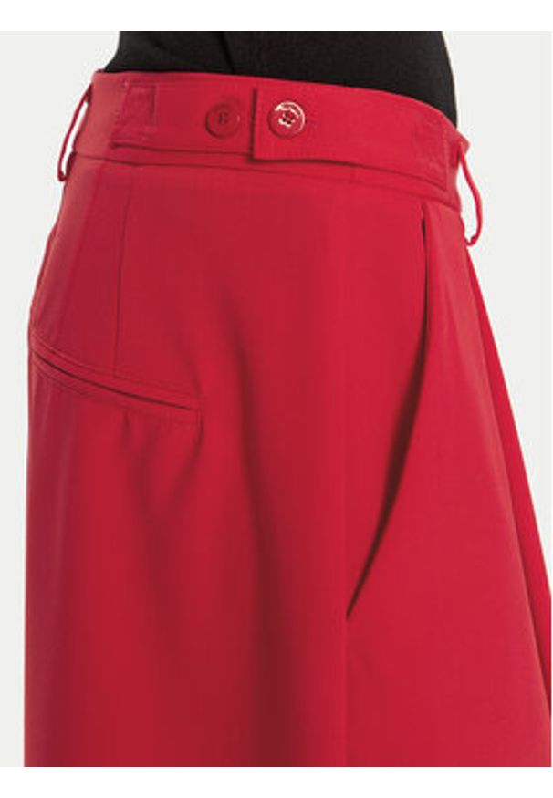 Imperial Spodnie palazzo P5B8IIC Czerwony Wide Leg. Kolor: czerwony. Materiał: syntetyk