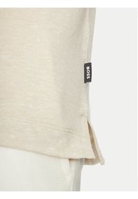 BOSS T-Shirt H-Thompson 28 50537488 Beżowy Regular Fit. Kolor: beżowy. Materiał: bawełna