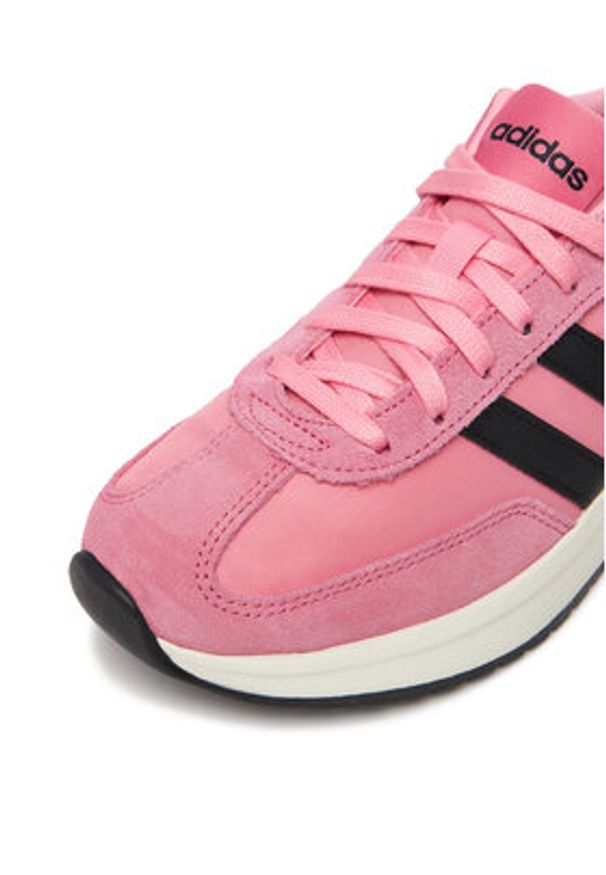 Adidas - adidas Sneakersy RUN 70S 2.0 JR8585 Różowy. Kolor: różowy. Materiał: zamsz, skóra. Sport: bieganie