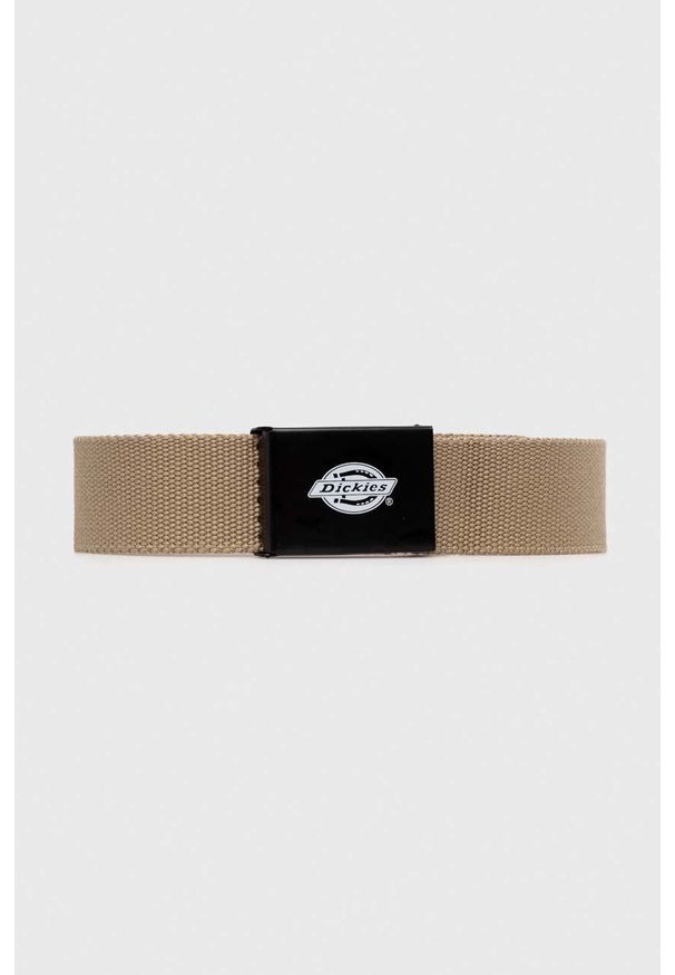 Dickies pasek męski kolor beżowy. Kolor: beżowy