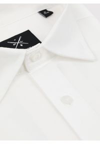 Pako Lorente - PAKO LORENTE – Biała bawełniana koszula męska. Kolor: niebieski, biały. Materiał: bawełna. Długość rękawa: długi rękaw. Długość: długie. Styl: elegancki #3