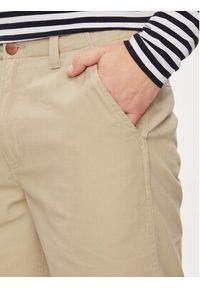 Wrangler Szorty materiałowe Casey 112350679 Beżowy Regular Fit. Kolor: beżowy. Materiał: bawełna #4