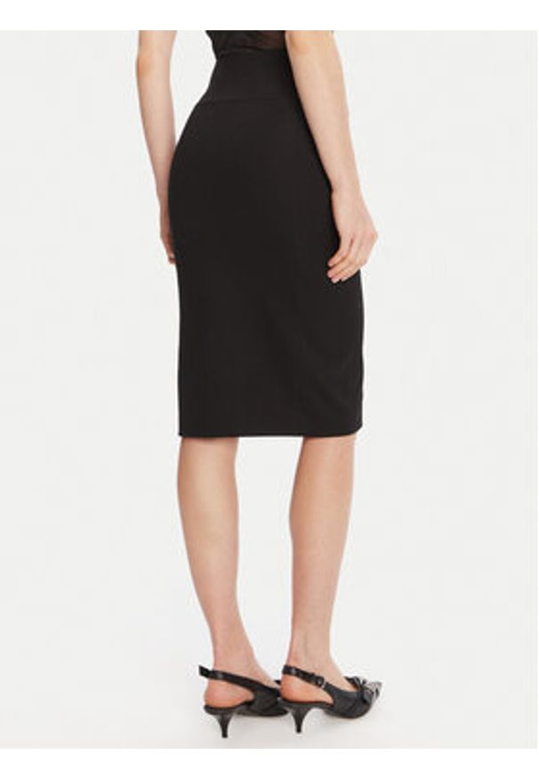 Patrizia Pepe Spódnica ołówkowa 8G0485 A025 Czarny Regular Fit. Kolor: czarny. Materiał: syntetyk