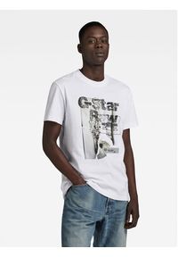 G-Star RAW - G-Star Raw T-Shirt HQ D23899-C336-110 Biały Regular Fit. Kolor: biały. Materiał: bawełna #2