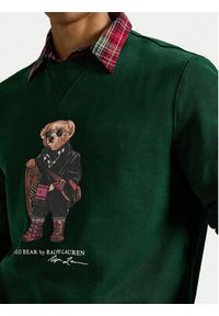 Polo Ralph Lauren Bluza 710981794001 Zielony Regular Fit. Typ kołnierza: polo. Kolor: zielony. Materiał: bawełna #6