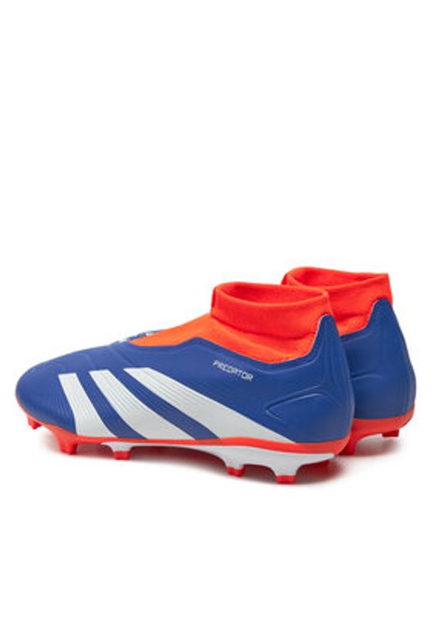 Adidas - adidas Buty do piłki nożnej Predator League LL FG IF6333 Niebieski. Kolor: niebieski. Materiał: skóra