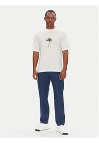 Hugo - HUGO T-Shirt Duwom 50538972 Écru Relaxed Fit. Materiał: bawełna #3