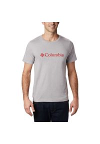 columbia - Koszulka męska Columbia CSC Basic Logo 1680053039. Kolor: szary #1