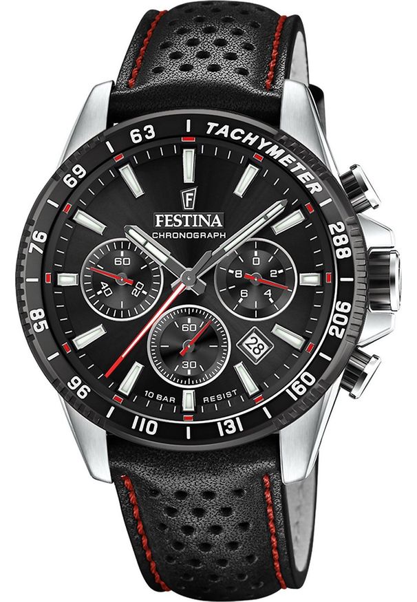 Zegarek Festina Zegarek męski Festina F20561-4 czarny. Kolor: czarny