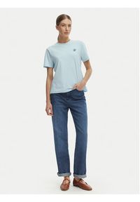 TOMMY HILFIGER - Tommy Hilfiger T-Shirt WW0WW48699 Niebieski Regular Fit. Kolor: niebieski. Materiał: bawełna #5