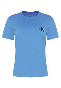 Calvin Klein Jeans Komplet t-shirtów LV047C905G Niebieski jasny Regular Fit. Kolor: niebieski. Materiał: bawełna #7