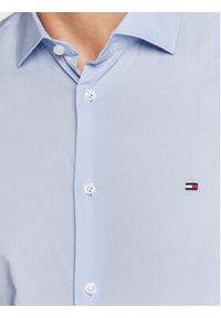 TOMMY HILFIGER - Tommy Hilfiger Koszula MW0MW25040 Błękitny Slim Fit. Kolor: niebieski. Materiał: bawełna #3