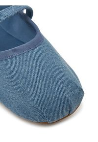 Tommy Jeans Baleriny Ballerina Denim EN0EN02782 Niebieski. Kolor: niebieski. Materiał: materiał #4