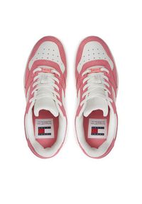 Tommy Jeans Sneakersy Tjw Retro Basket Washed Suede EN0EN02486 Różowy. Kolor: różowy #6