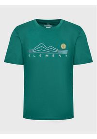 Element T-Shirt Ridgeline F1SSK8 Zielony Regular Fit. Kolor: zielony. Materiał: bawełna