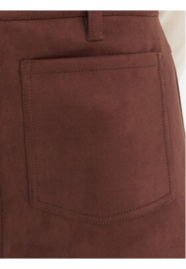 BARDOT - Bardot Spódnica z imitacji skóry Lorenzo 59673SB1 Brązowy Regular Fit. Kolor: brązowy. Materiał: skóra