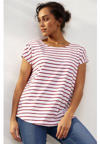 Cellbes - T-shirt w dwupaku 2 sztuki. Kolor: czerwony. Materiał: jersey. Długość rękawa: krótki rękaw. Długość: krótkie. Wzór: gładki #2