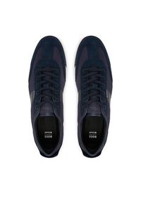 BOSS Sneakersy Nitan 50563824 Granatowy. Kolor: niebieski. Materiał: materiał #2