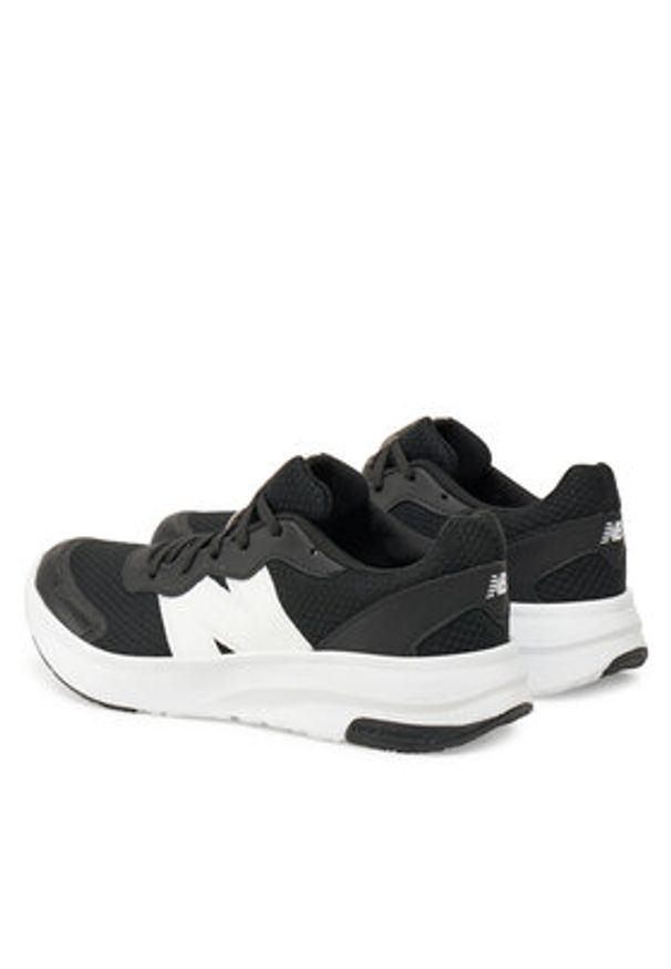 New Balance Buty do biegania 578's GK578BK Czarny. Kolor: czarny. Materiał: skóra