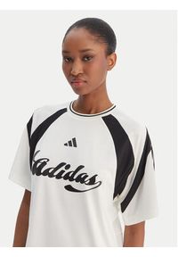 Adidas - adidas T-Shirt House Of Tiro KB6126 Biały Regular Fit. Kolor: biały. Materiał: syntetyk #5